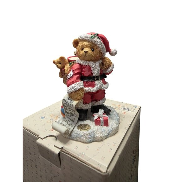 Cherished Teddies Enesco Santa Nickolas You're at the Top of My List - Picture 1 of 10